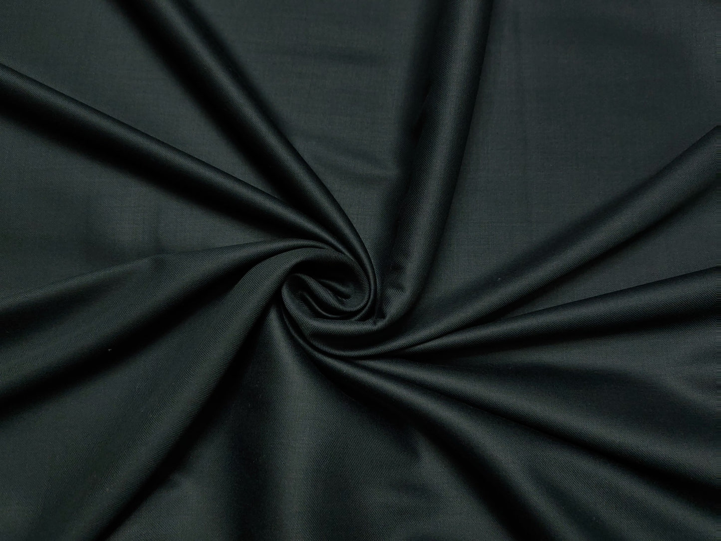 Augustus TR Blend Premium Suiting Fabric (Bottle Green, Plain )