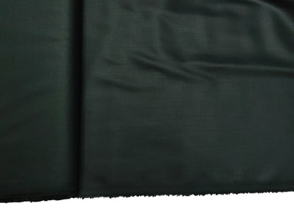 Augustus TR Blend Premium Suiting Fabric (Bottle Green, Plain )