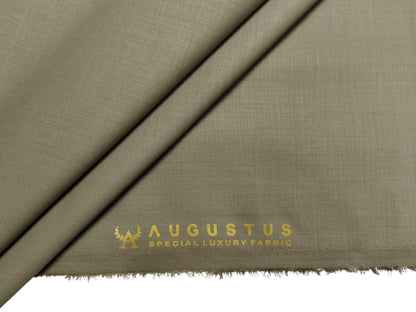 Augustus TR Blend Premium Suiting Fabric (Beige , Plain)