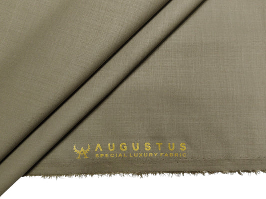Augustus TR Blend Premium Suiting Fabric (Beige , Plain)
