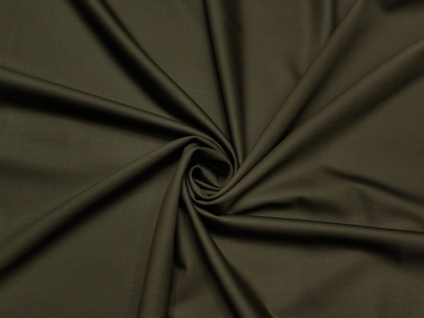 Augustus TR Blend Premium Suiting Fabric (Dusty Olive Green, Plain)
