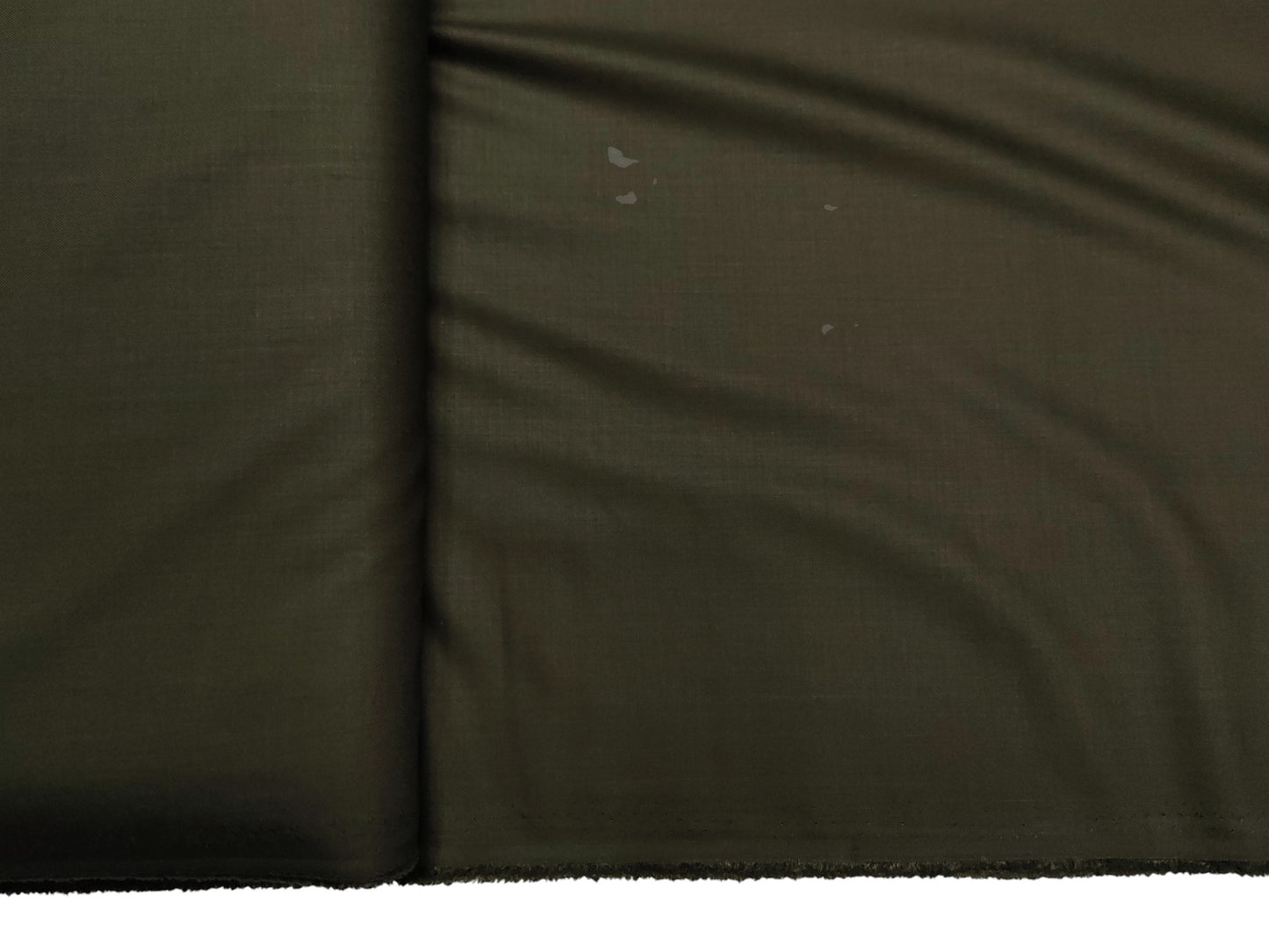 Augustus TR Blend Premium Suiting Fabric (Dusty Olive Green, Plain)