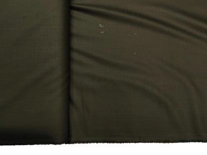 Augustus TR Blend Premium Suiting Fabric (Dusty Olive Green, Plain)
