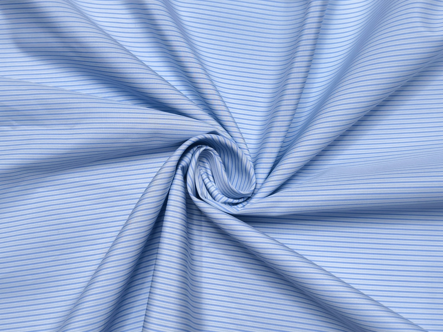 Giza House By Soktas 120/2 Finest Giza Cotton Shirting Fabric (Blue, Stripes)