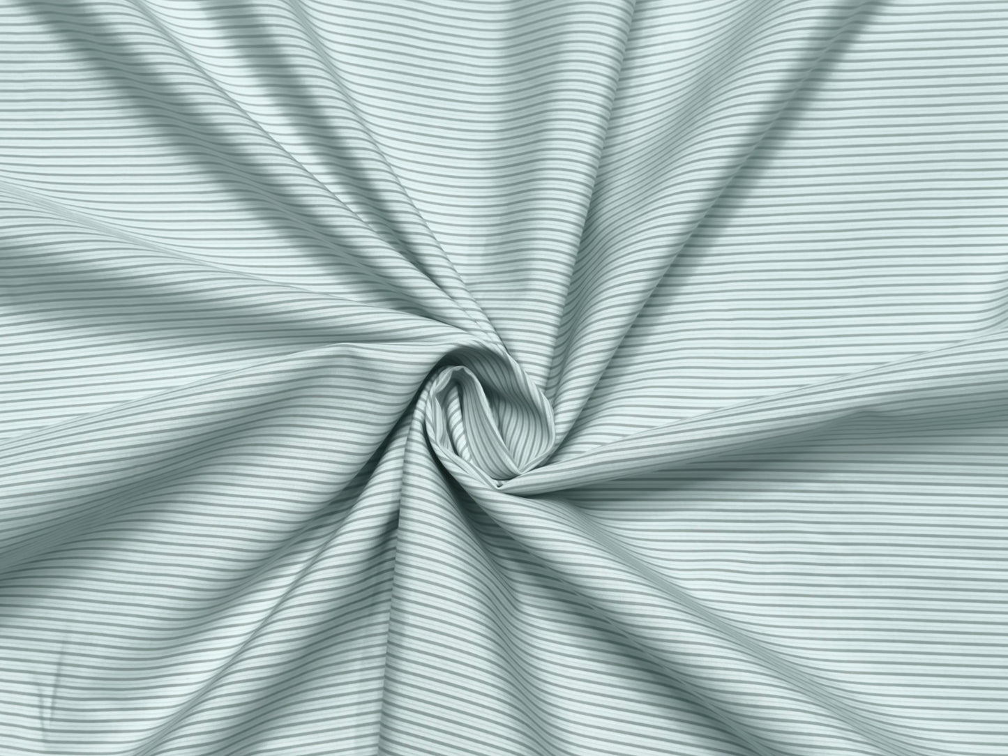 Giza House By Soktas 120/2 Finest Giza Cotton Shirting Fabric (White,Grey & Blue, Stripes)