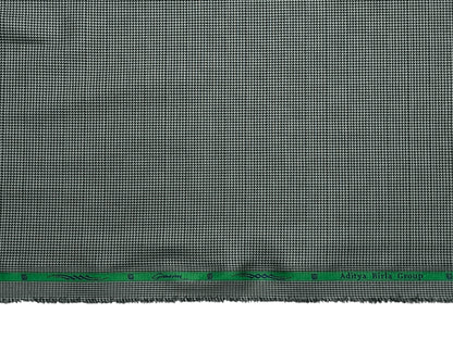 Grasim by Aditya Birla Group 100% Pure Cotton Shirting Fabric (Green Patterned)