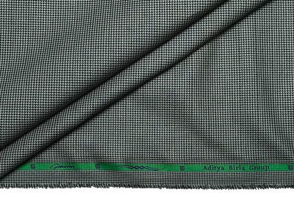 Grasim by Aditya Birla Group 100% Pure Cotton Shirting Fabric (Green Patterned)