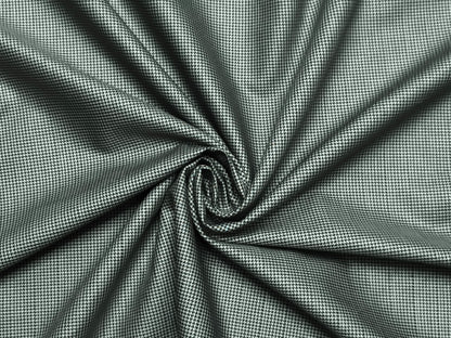 Grasim by Aditya Birla Group 100% Pure Cotton Shirting Fabric (Green Patterned)