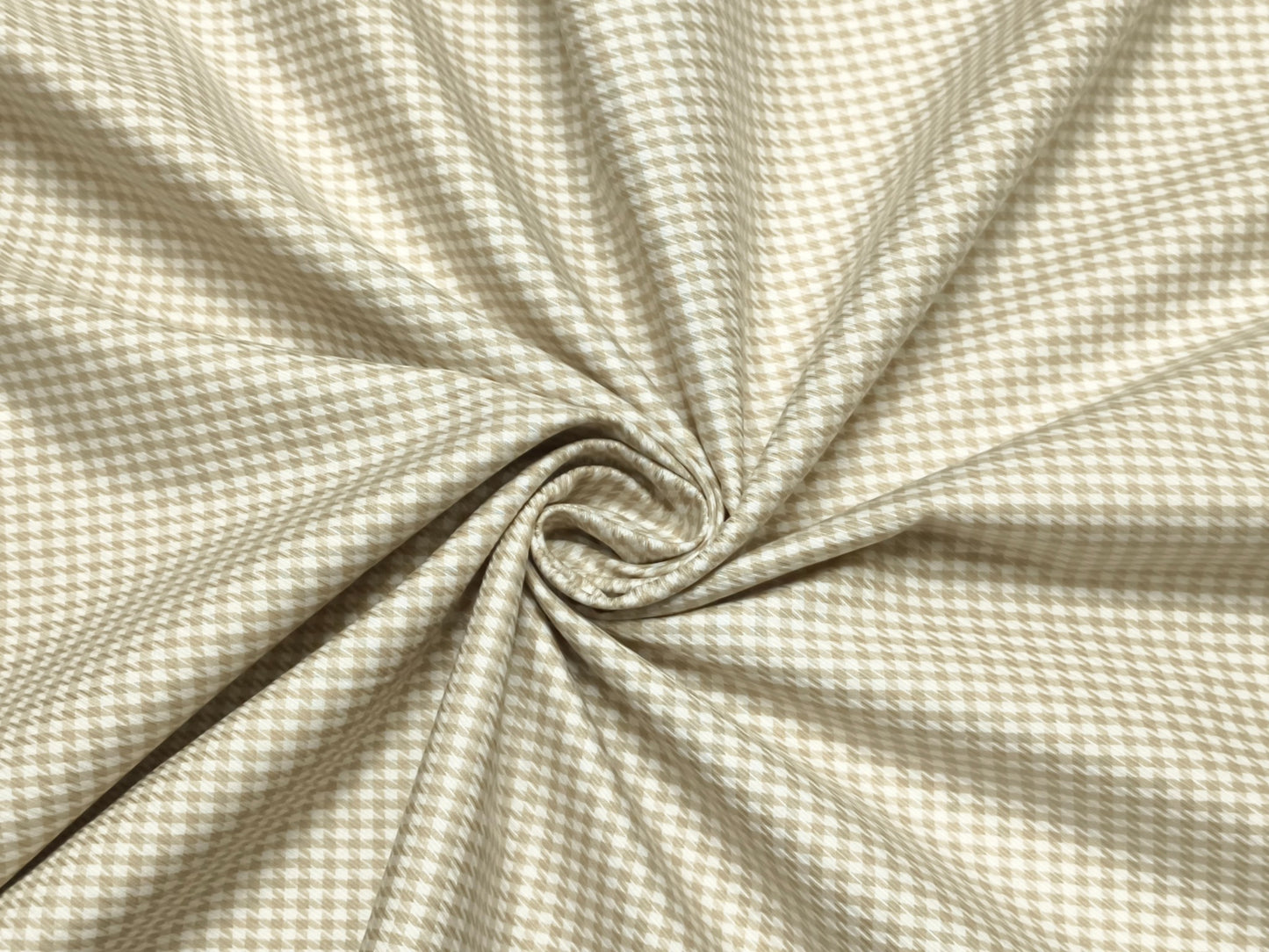 Grasim by Aditya Birla Group 100% Pure Cotton Shirting Fabric (Beige, Patterned Checks)