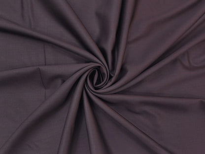 Raymond Markus Super 70s Merino Wool Blended Suiting Fabric (Wine, Plain Weave)