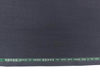 Raymond Luxolite 70% Wool Super 120s Suiting Fabric (Grey , Patterned)