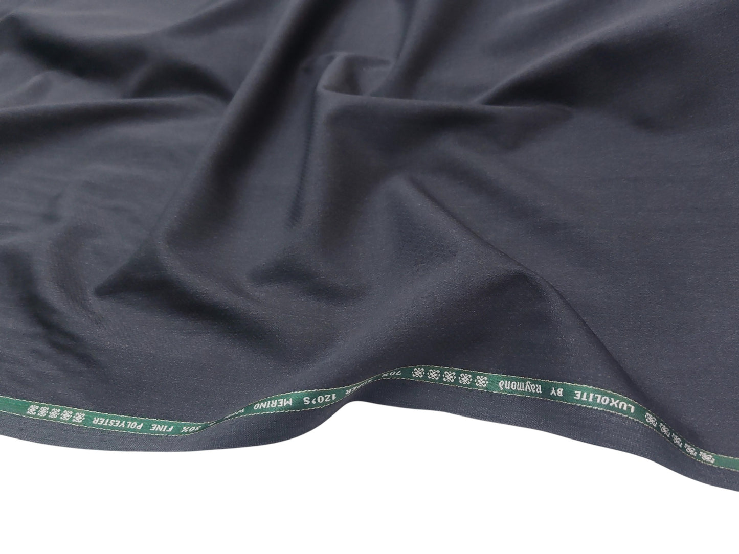 Raymond Luxolite 70% Wool Super 120s Suiting Fabric (Grey , Patterned)