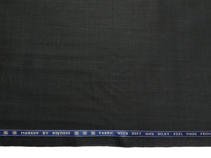 Raymond Markus Super 70s Merino Wool Blended Suiting Fabric (Grey, Plain Weave)