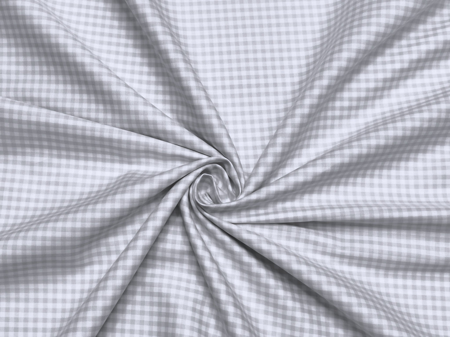 Grasim by Aditya Birla Group 100% Pure Cotton Shirting Fabric (Light Grey Microcheks)