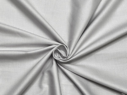 Grasim by Aditya Birla Group 100% Pure Cotton Shirting Fabric (Light Grey, Patterned)