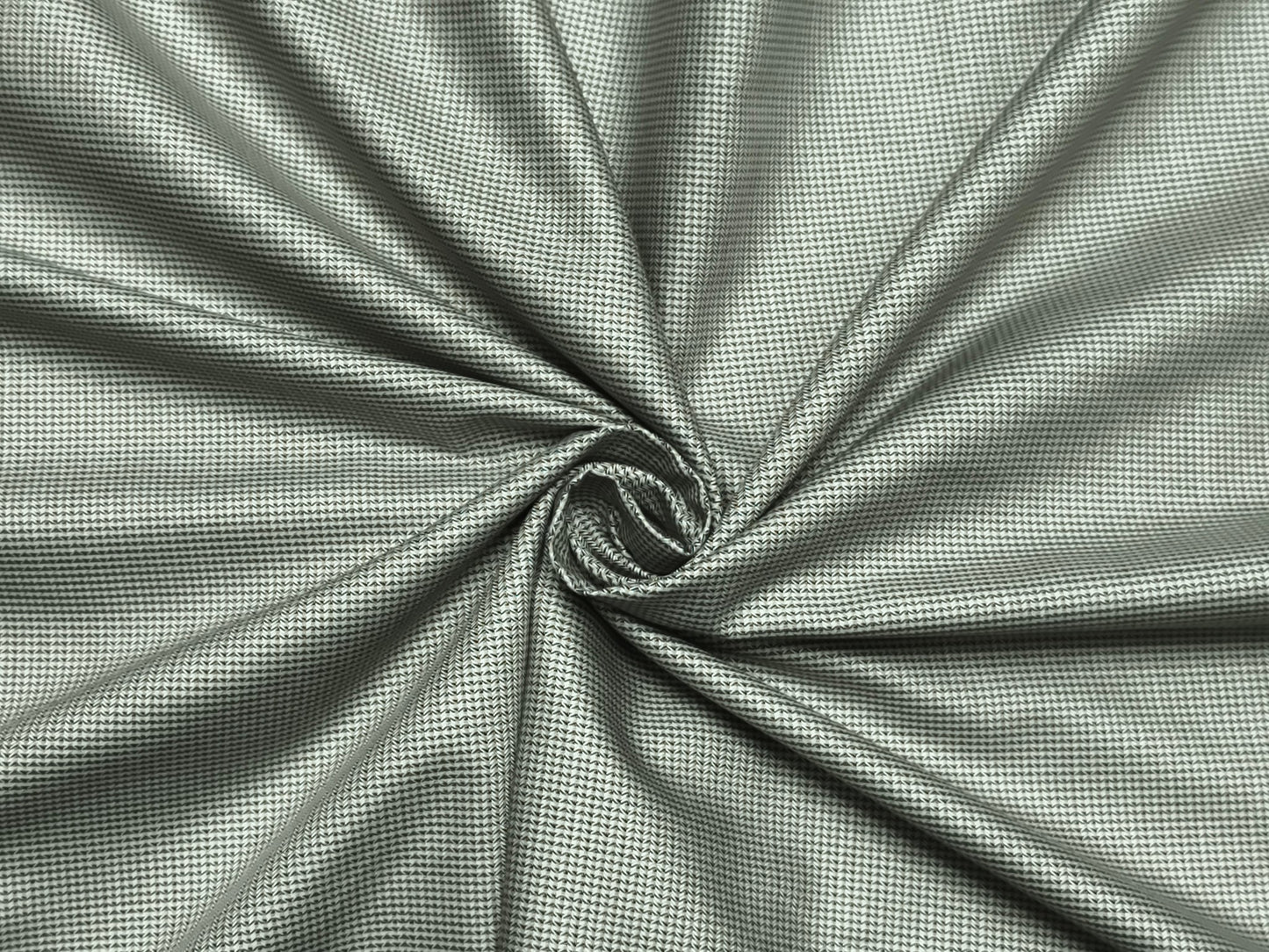 Grasim by Aditya Birla Group 100% Pure Cotton Shirting Fabric (Sage Green, Patterned)