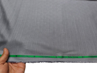 Grasim by Aditya Birla Group 100% Pure Cotton Shirting Fabric (Grey, Patterned)