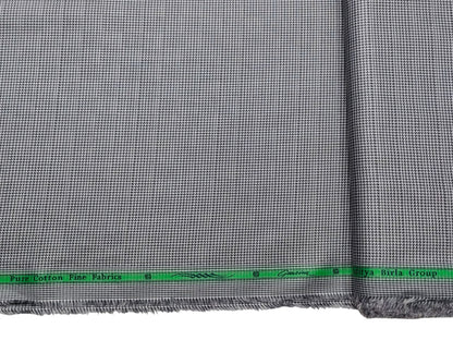 Grasim by Aditya Birla Group 100% Pure Cotton Shirting Fabric (Grey, Patterned)