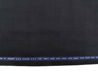 Raymond Lexican Super 130s Merino Wool Blended Suiting Fabric (Grey, Self Checks)