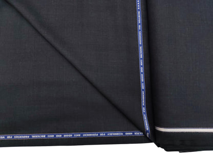 Raymond Lexican Super 130s Merino Wool Blended Suiting Fabric (Grey, Self Checks)