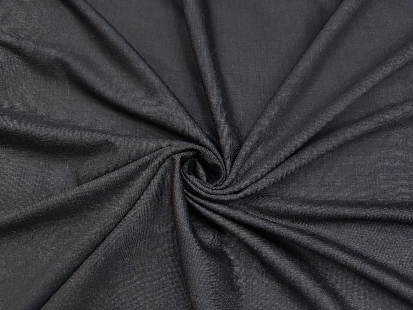 Raymond Lexican Super 130s Merino Wool Blended Suiting Fabric (Grey, Self Checks)