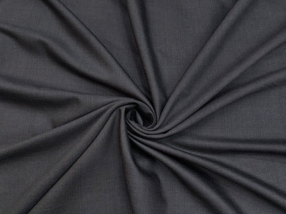 Raymond Lexican Super 130s Merino Wool Blended Suiting Fabric (Grey, Self Checks)