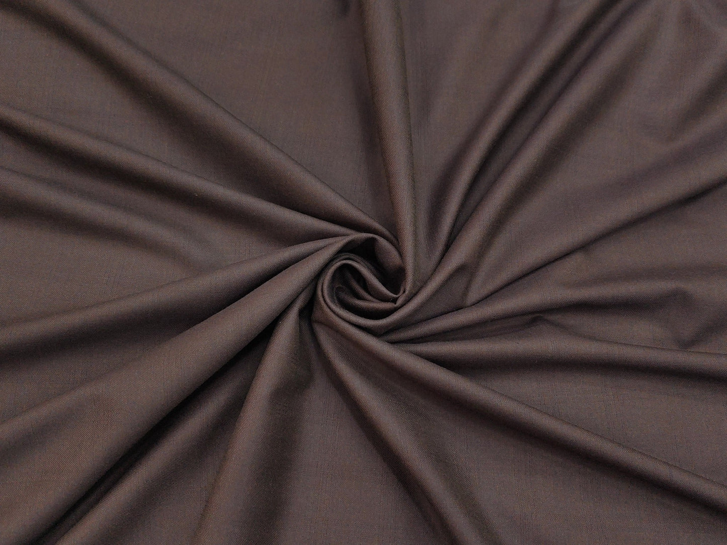 Raymond Monza Prime Merino Wool Blended Suiting Fabric (Brown, Self pattern)