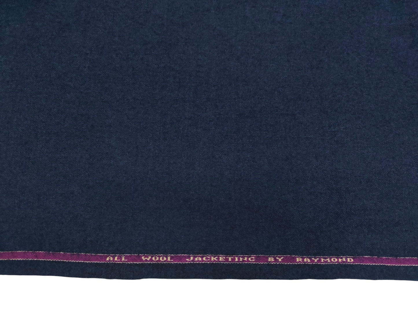 Raymond 100% Wool Jacketing Suiting Fabric (Blue, Tweed)