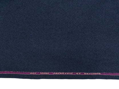 Raymond 100% Wool Jacketing Suiting Fabric (Blue, Tweed)