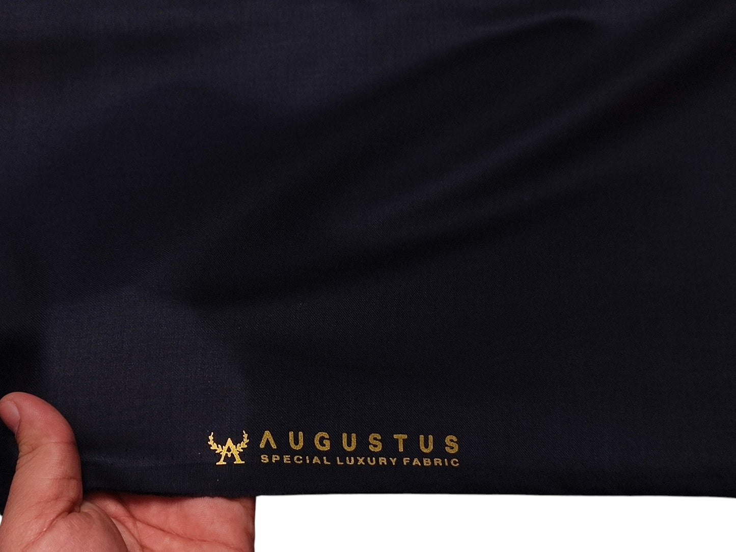 Augustus TR Blend Premium Suiting Fabric (Navy Blue Plain Weave)