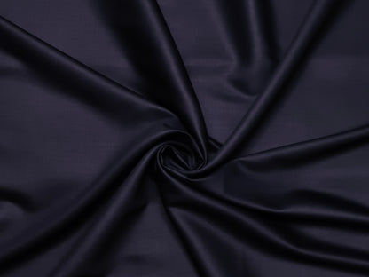 Augustus TR Blend Premium Suiting Fabric (Navy Blue Plain Weave)