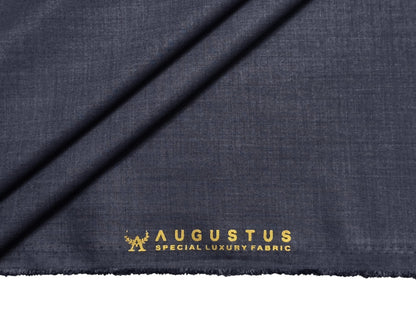 Augustus TR Blend Premium Suiting Fabric (Light Blueish Grey, Plain Weave)