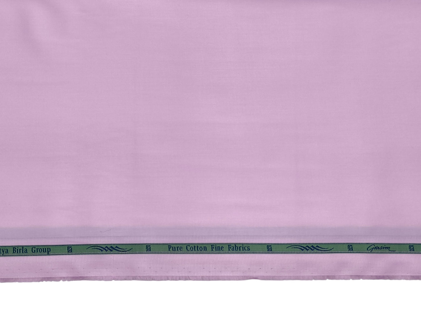 Grasim by Aditya Birla Group 100% Pure Cotton Premium Shirting Fabric (Pink, Plain)