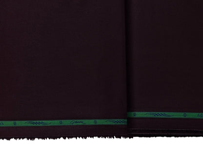 Grasim by Aditya Birla Group 100% Pure Cotton Premium Shirting Fabric (Maroon, Plain)