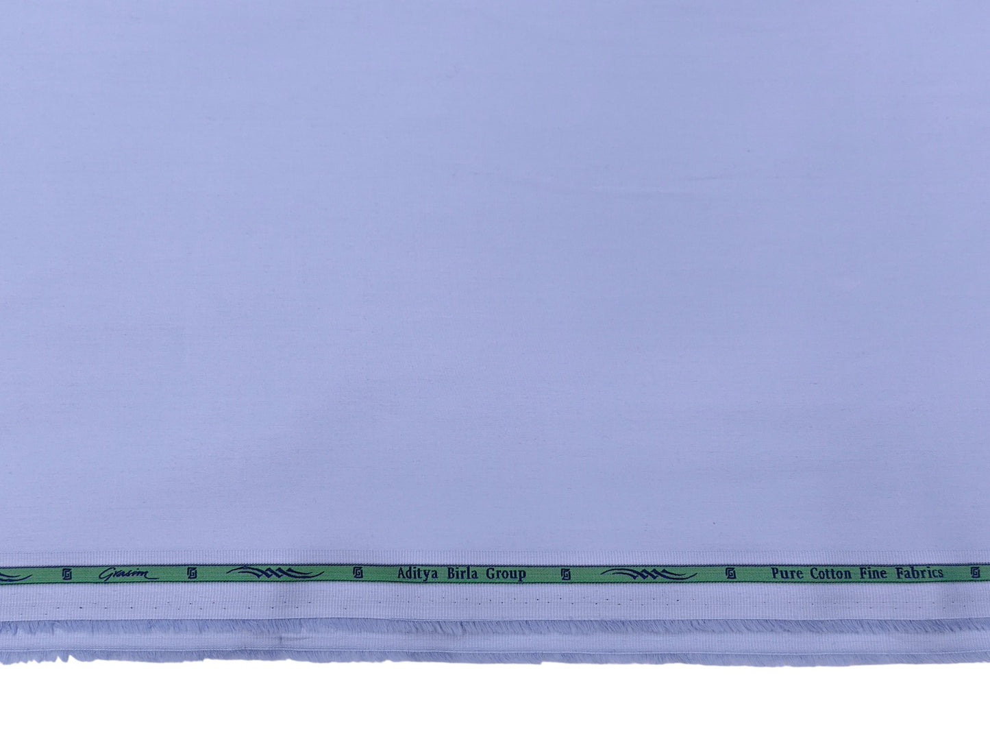 Grasim by Aditya Birla Group 100% Pure Cotton Premium Shirting Fabric (Sky Blue, Plain)