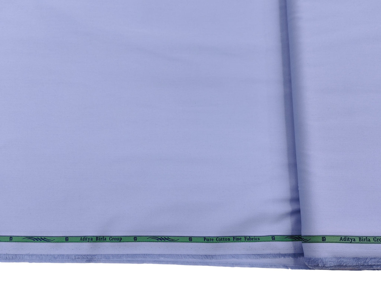 Grasim by Aditya Birla Group 100% Pure Cotton Premium Shirting Fabric (Sky Blue, Plain)