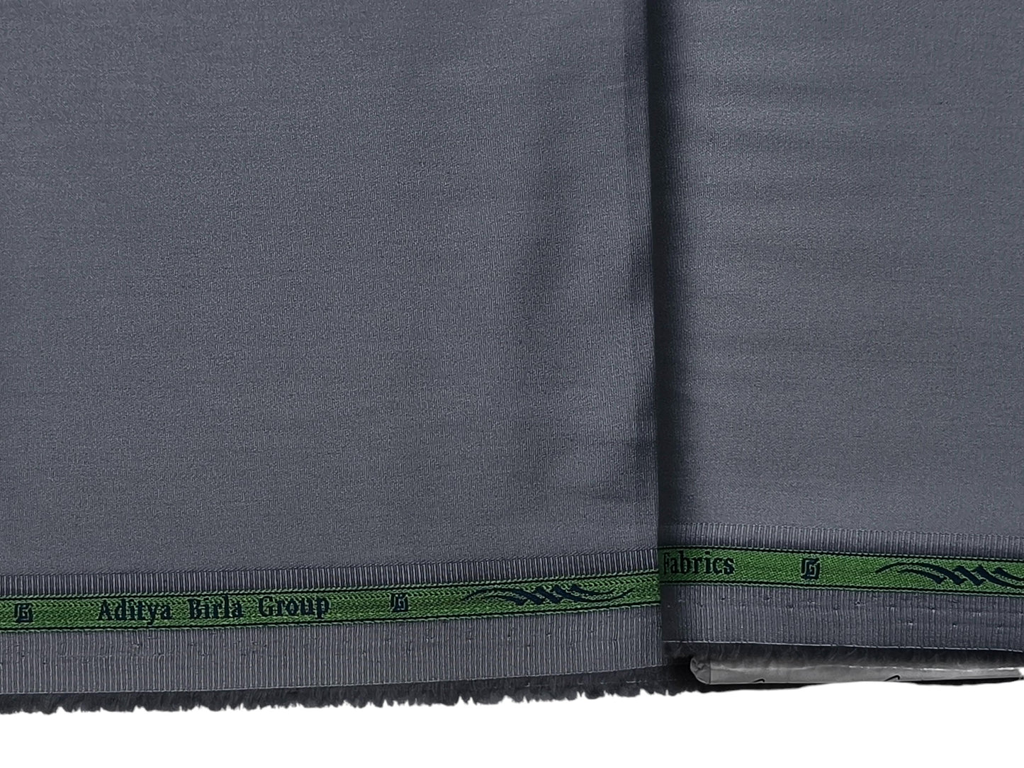 Grasim by Aditya Birla Group 100% Pure Cotton Premium Shirting Fabric (Grey, Plain)