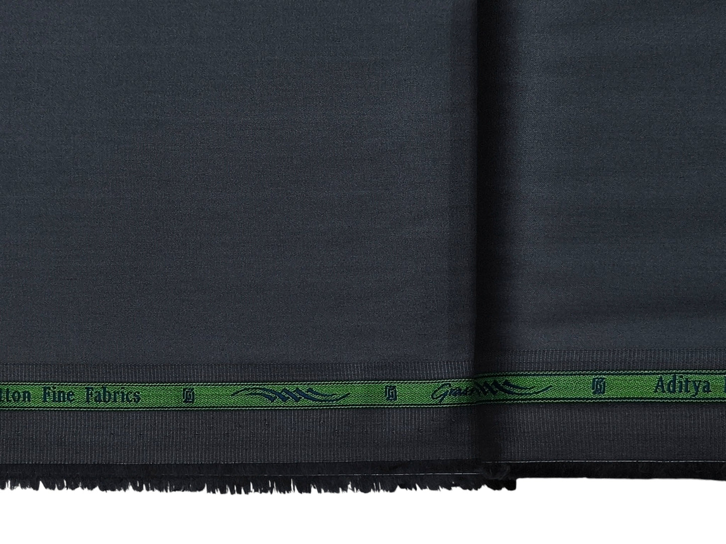 Grasim by Aditya Birla Group 100% Pure Cotton Premium Shirting Fabric (Dark Grey, Plain)