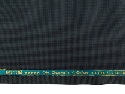 Raymond The Tasmania Collection 52% Wool Super 100s Suiting Fabric (Green, Houndstooth Pattern)