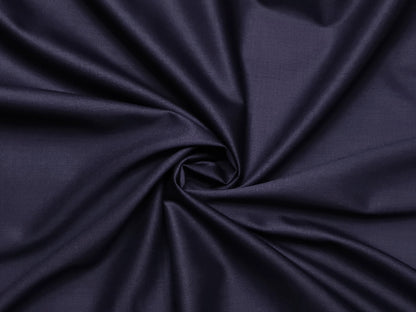 Raymond 100% Wool Super 100s Suiting Fabric (Navy Blue Plain Weave)