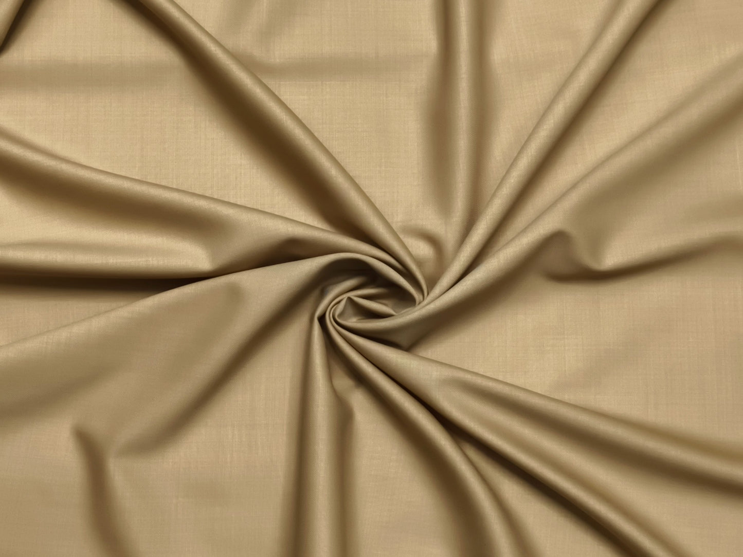 Georgia Gullini Italy Super 120s Merino Wool Blend Suiting Fabric (Beige, Plain)