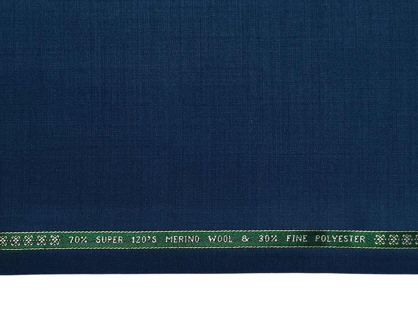 Raymond Luxolite 70% Wool Super 120s Suiting Fabric (French Blue, Plain)