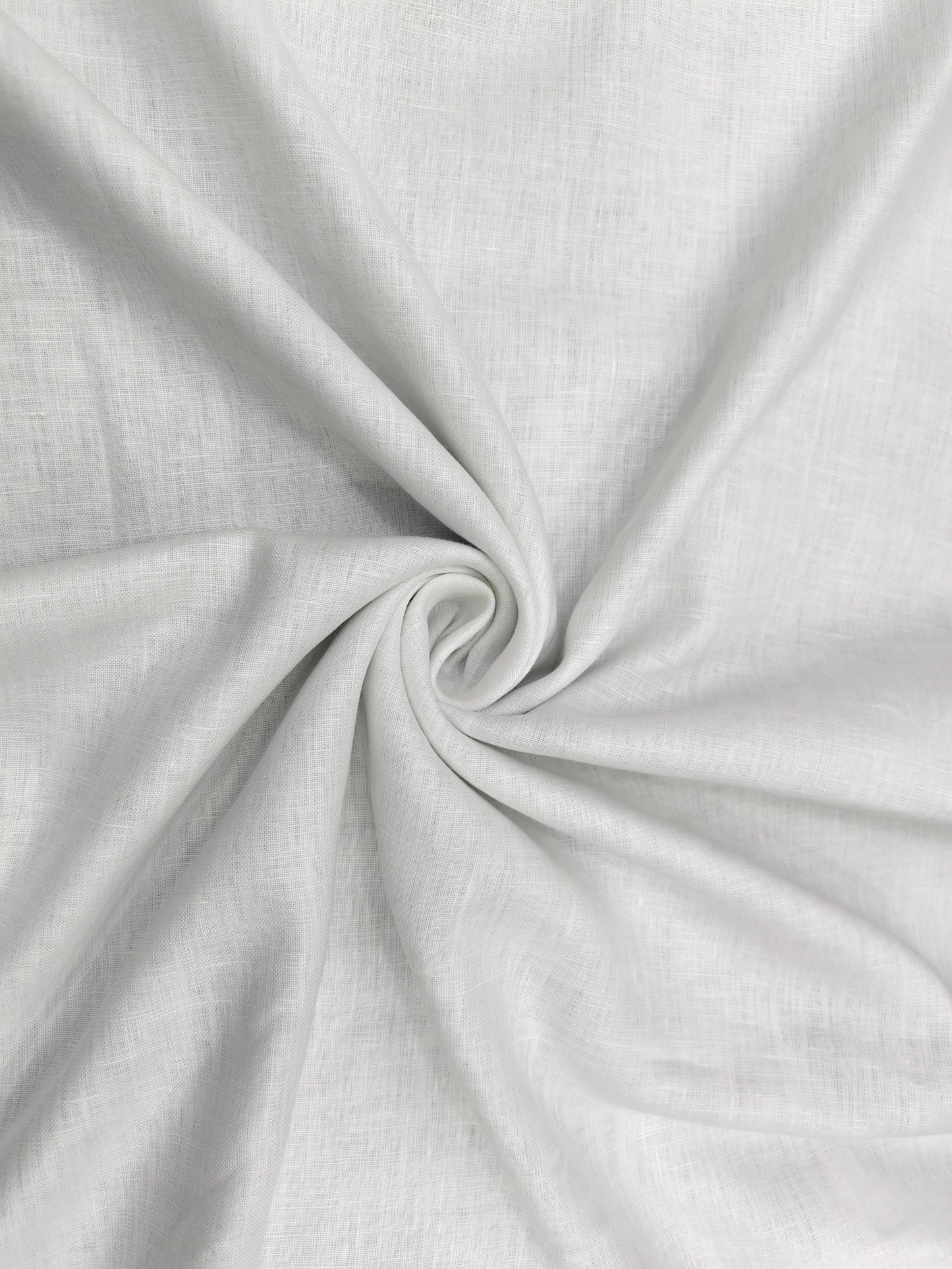 Murano Di Italia 100% Pure Linen 40 Lea Shirting Fabric (White, Plain)