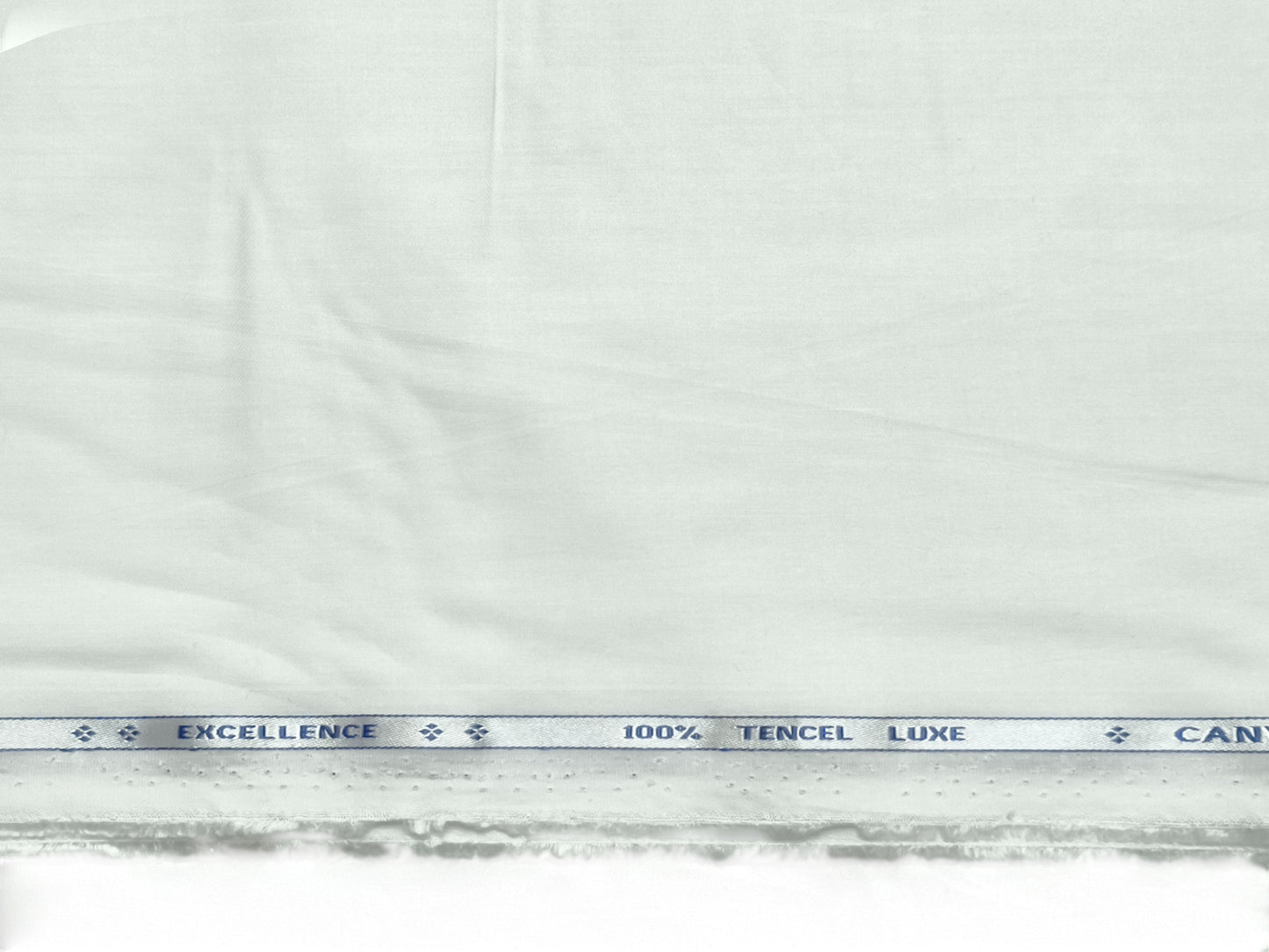 Bombay Rayon 100% Tencel Premium Shirting Fabric (White, Plain)