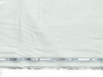 Bombay Rayon 100% Tencel Premium Shirting Fabric (White, Plain)