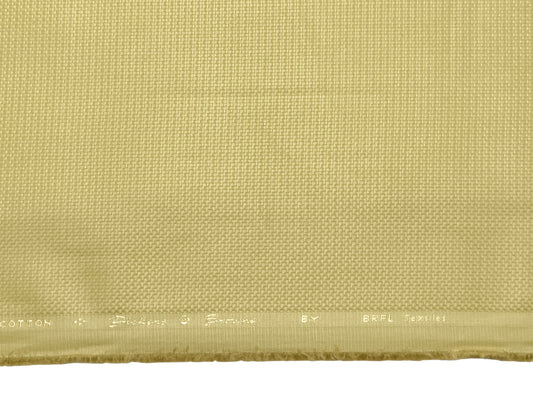 Dickens & Browne Hill View 100% Cotton Stretched Suiting Fabric (Gold, Textured)