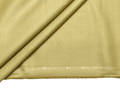 Dickens & Browne Hill View 100% Cotton Stretched Suiting Fabric (Gold, Textured)