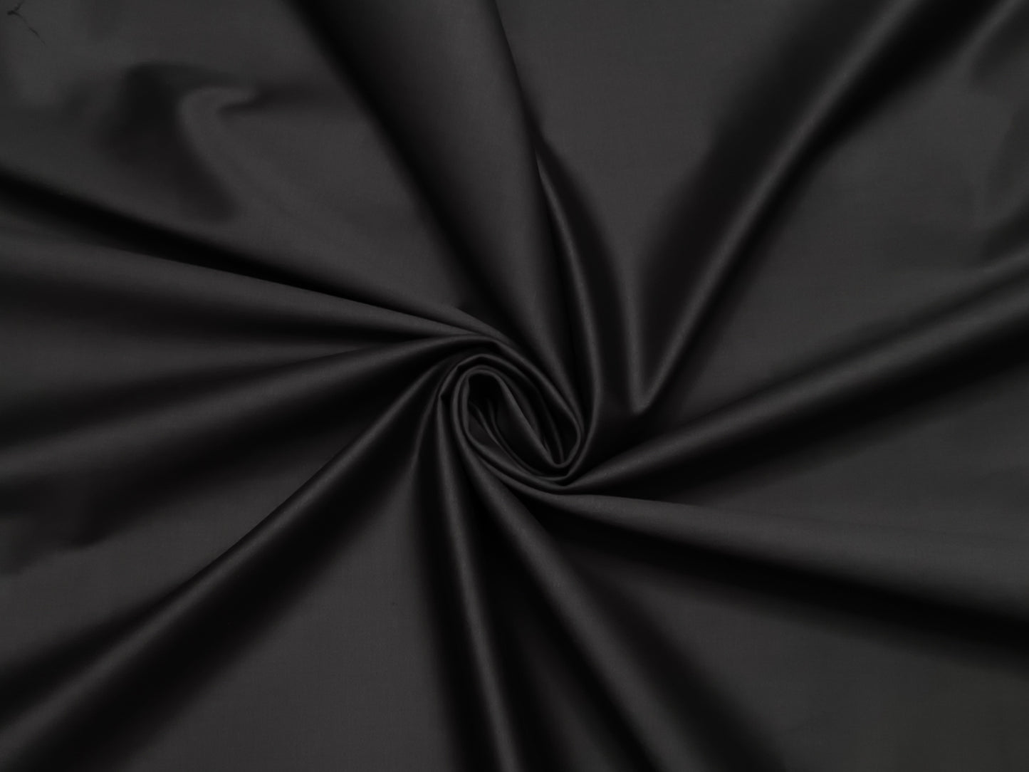 Dickens & Browne 100% Cotton Stretched Suiting Fabric (Dark Grey, Plain)