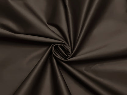 Dickens & Browne 100% Cotton Stretched Suiting Fabric (Chocolate Brown, Plain)
