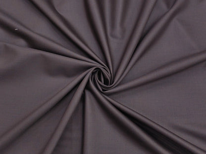 Canetti Italy Super 100s Merino Wool Blend Suiting Fabric (Dark Brown, Plain)